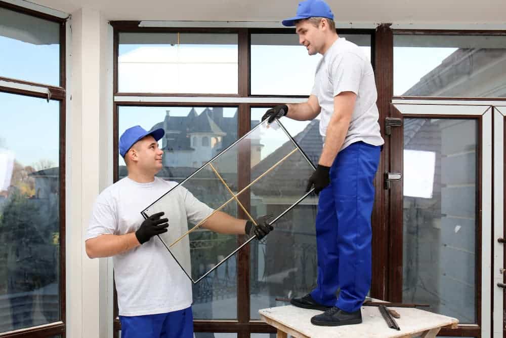 Image of Window Contractors on a Home Renovation Project